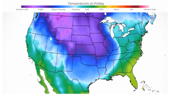 Freezing temps are expected across the South this week! Help your customers prepare!