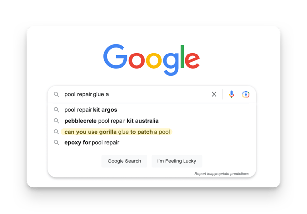 google-search-pool-content-ideas
